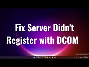 Fix Server Didn't Register with DCOM within required timeout in Windows 11 [2024]