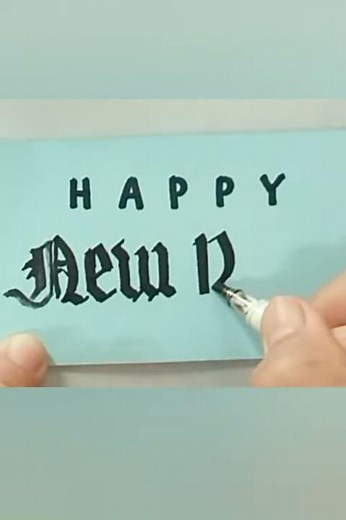 Gothic Calligraphy Blackletter