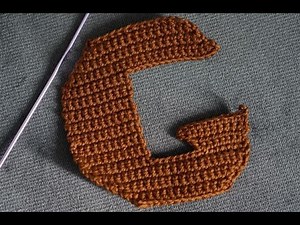 How to Crochet letter G