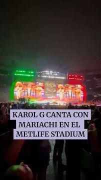 Karol G brings mariachi to MetLife Stadium