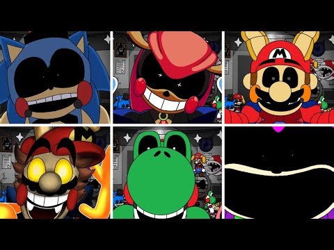 Five Nights at Sonic's 2 Reopened - All Jumpscares with Skins!