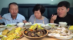 (Korean Thanksgiving Day foods)- Mukbang eating show | Heungsam Family