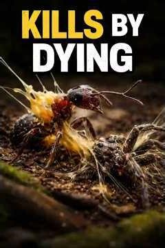 The Ant That Kills By Dying #whyverse #facts #ants #nature #wildlife #science #insects #education
