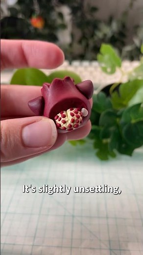 Making a Pomegranate Monster Keychain 👹