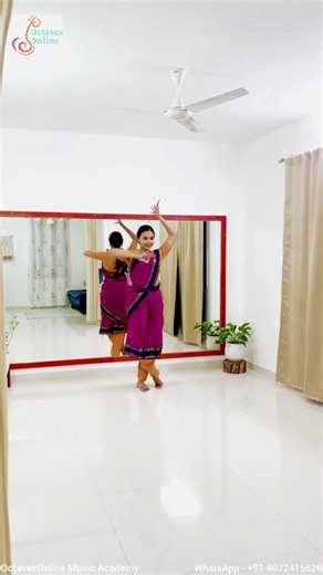 Bharatanatyam Dance | Practice session | Part - 1 | OctavesOnline Classical Dance Classes