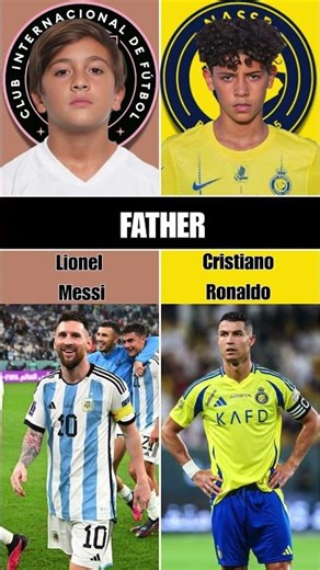 Thiago Messi vs Cristiano Ronaldo Jr The ultimate next-gen rivalry #ronaldojr #thiago #soccer #goat