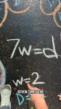 7 weeks in a day? #math