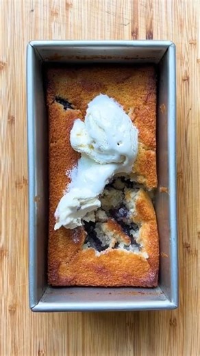 Food52 on Instagram: "One bowl. Five ingredients. Fifty minutes in the oven. That's all it takes to make @foodieinnewyork' Blueberry Buckle! Serving with vanilla ice cream is a MUST! You'll want to run to the link in bio for this one. #f52community"