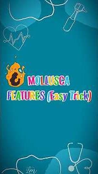 Mollusca Features Easy Trick | Mollusca Mnemonic | NEET Biology