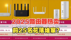 2025路由器热卖风云正起：前25款深度评测，从品牌口碑到实际网络表现，助你精准选出最佳路由器，告别网络卡顿烦恼，提升生活品质！