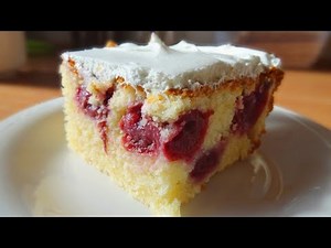 Jednostavan Kolač sa Višnjama Simple Cherry Cake