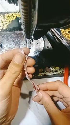 Making a clothes loop. #sewing #sewingtips