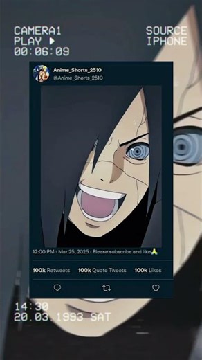 The Lord Hashirama 😈😇 #anime #obito