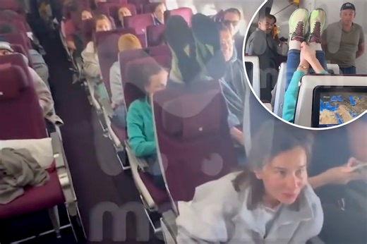 Plane passenger stages temper tantrum by using neighbor’s seat as footrest: 'People are going mad'