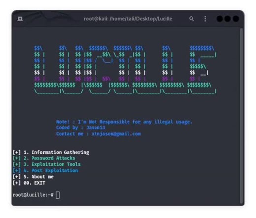 Indian Cyber Hub on Instagram: "Lucille is a comprehensive web application security testing tool designed for cybersecurity professionals. built with Python, Lucille offers a suite of user-friendly tools, it aims to provide an efficient and practical tools streamlining pentesting tasks and centralizing various audit and exploitation techniques. All content shared is strictly for educational and awareness purposes. I do not promote, engage in, or encourage any illegal activities. Use the informat