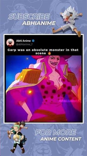 Garp was an absolute monster in that scene 🔥