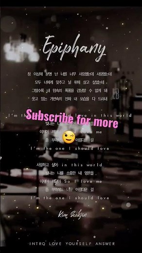 BTS Epiphany Remix 💥👈