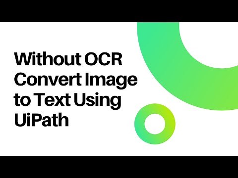 Without OCR Convert Image to Text Using UiPath | Word Activities in UiPath | DOCX to PDF in UiPath