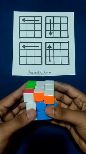 Rubik's cube solve trick 🤩🤯#shorts