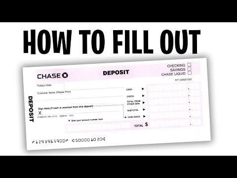 How to Fill Out a Chase Deposit Slip (2025) ✅