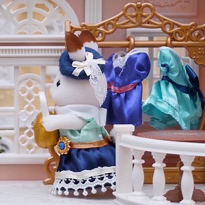 35K views · 168 reactions | Meet Stella Hopscotch Rabbit, Bell's older sister! She loves living in Town, where she designs beautiful dresses in her Designer Studio. Her signature style is using flowers and birthstones in her designs. She sells them in the dress shop of the Grand Department store. | Calico Critters | Facebook