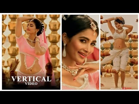 Pooja Hegde Hot 4K Vertical Edit | Glamour & Dance 🔥