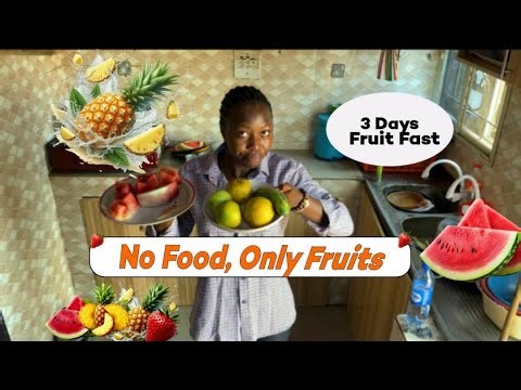 I did a 3 day fruit fast and this happened! Detoxing using only fruits🍊🍉| Realistic vlog