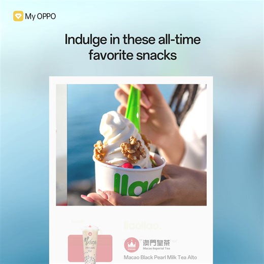 Today is the last day to win Summer prizes! So cool down with all-time faves from McDonald’s, Macao Imperial Tea, and llaollao. Experience My OPPO Summer activities to enjoy these rewards!🍦 Click here to join: https://bit.ly/MyOPPOSummer #MyOPPOApp #MyOPPOSummer | OPPO