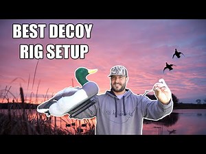 BEST Decoy Rigging Setup for Duck Hunting!