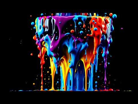TV Screensaver Without Hands • Timeless Abstract Liquid Background 4K