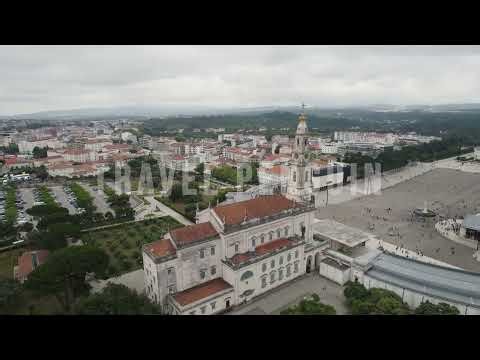 Portugal 🇵🇹 Fátima [4K] Drone Stock Footage 6