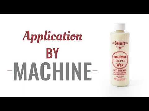 How to apply Collinite's No. 845 Insulator Wax