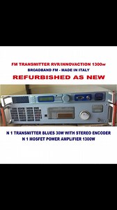 2.6K views · 24 reactions | New vs. Used FM Radio Transmitters: Why...