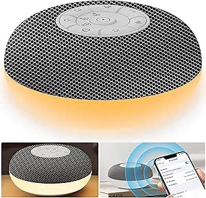 ONEUPIN White Noise Machine，Portable Sleep Sound Machine，3 in 1 Bluetooth Sound Machine Night Light White Noise Machine with 39 Soothing Natural Sounds，Sleep Sound Timer for Baby Kids Adults