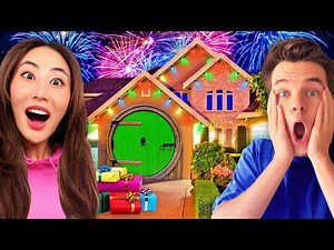 I Turned His House into a Hobbit House!