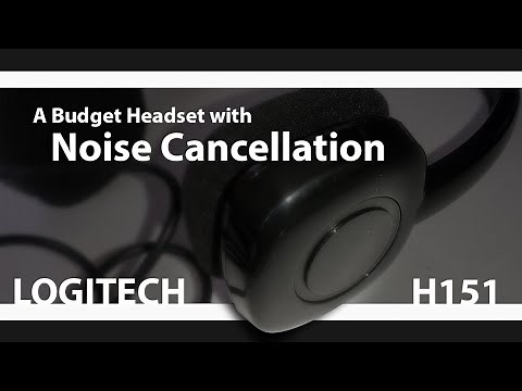 Logitech H151 headset with noise cancelling, it works! | Unboxing