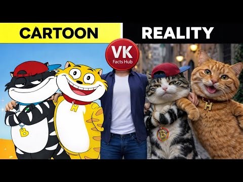 Honey Bunny Cartoon All Characters In REAL LIFE 😱 #cartoon #honeybunny #reallifecartoon