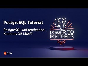 PostgreSQL Authentication: Kerberos OR LDAP?