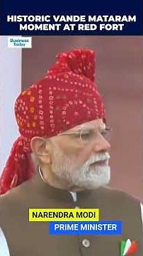 Independence Day: PM Modi Says ‘Vande Mataram’ Echoes At Red Fort For First Time Since 1947