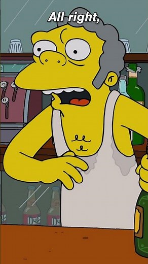 moe loses one of his best customers #thesimpsons