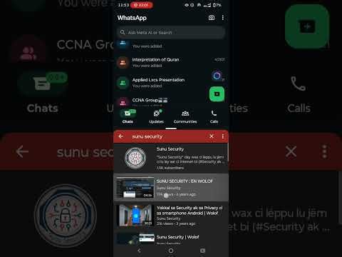 Ndax yaa ngi en ligne ci Whatsapp wala déet? | Wolof