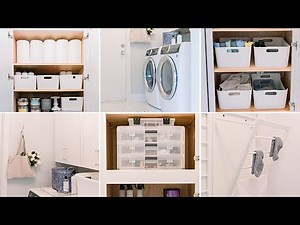 Ultimate Laundry Room Organization | How To Organize A Small Laundry Room