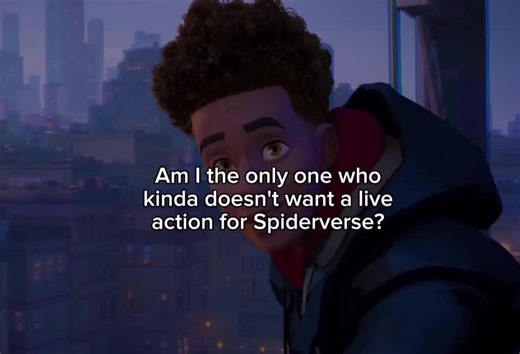Please, before hating the depths of my soul 💔just know that, I like the idea of a potential live action for it but I feel like it's not necessary cause Spiderverse is known for being an animated masterpiece and to think that they've spent sm time into the animation and details it would be sad to come up with a live action that won't probably be half as good as the animated franchise. | #milesmorales #spiderverse #liveaction #opinion #fyp
