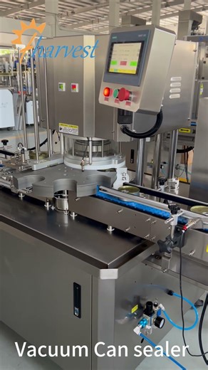 Vacuum Can Sealer Machine , Automatic Vacuum Can Sealing Machine for Tin, pet food vacuum seamer