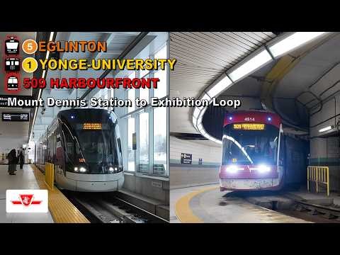 TTC POV Ride: Mount Dennis Station to Exhibition Loop Via Cedarvale Station