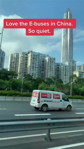Love the E-buses in China #theothersideofchina #worldtraveler #visitchina #lovechina #shenzhen #chinese #ev