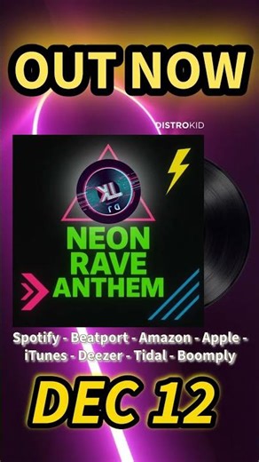 NEON RAVE ANTHEM ⚡ 90s Rave · Acid 303 · OUT NOW