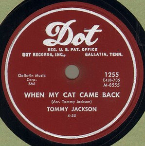 Tommy Jackson - When My Cat Came Back / Dusty Miller