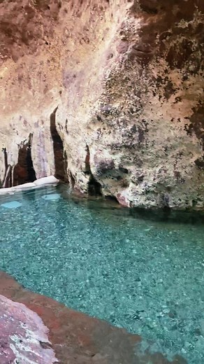 Some of the most beautiful hot springs w have ever hiked to! #hotsprings #hiking #adventure #hotpring #arizona