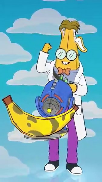 Springfielder Peely Uses The Berzerk Banana Beam Emote In Fortnite! 🍌💥